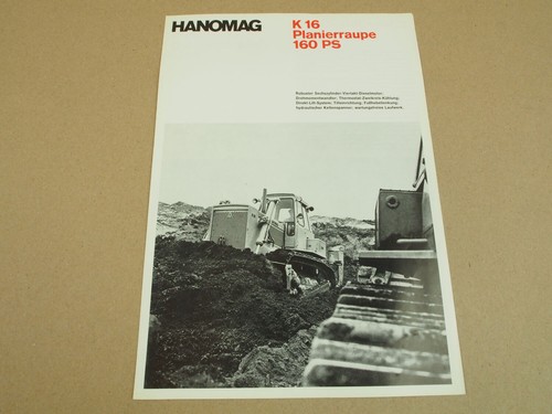Brochure hanomag k16 - brochure,