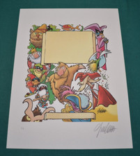 Giorgio Cavazzano stampa firmata 30x40 cm Portfolio Il Carnevale di Venezia 2014