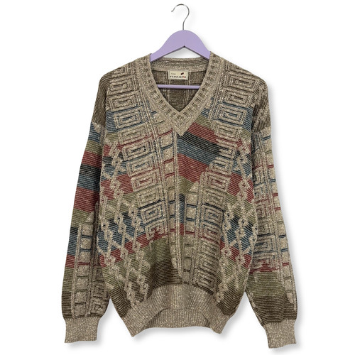 Maglione vintage marrone - maglione, a