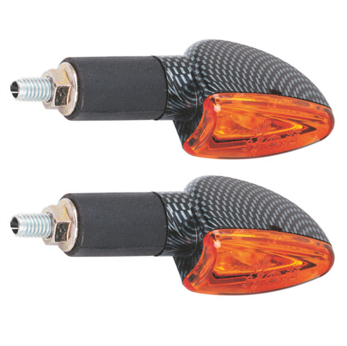 Coppia frecce moto lampadina