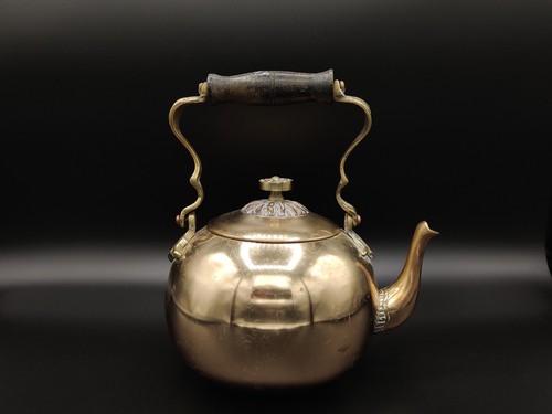 Brass hot toddy kettle tea - , pot
