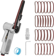 Levigatrice a Nastro Pneumatica 16000 Giri/Min, 33Cm Smerigliatrice a Nastro Por