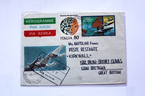 Aerogramma della - 50°,