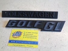 SCRITTA POSTERIORE VOLKSWAGEN GOLF GL - MK1 - ORIGINALE