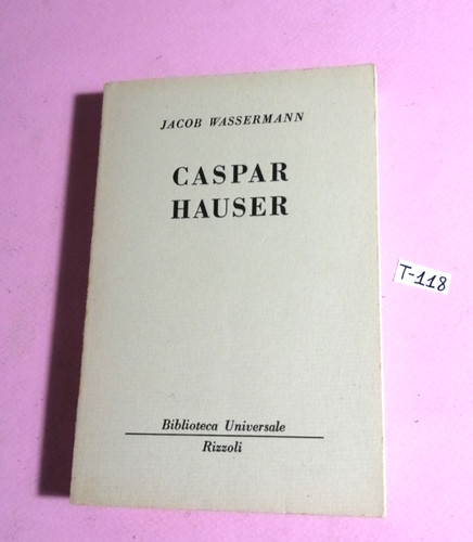 Libro jakob wassermann caspar - jakob, wassermann-caspar