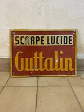 Insegna litografata -GUTTALIN scarpe lucide-  vintage.