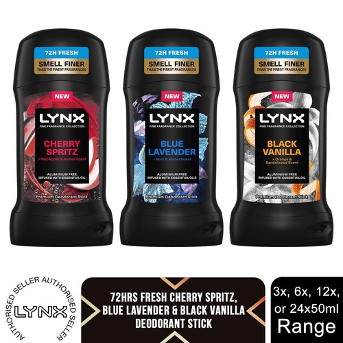 Lynx deodorante stick - lynx, nero