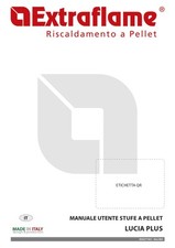 Manuale d'uso utente caldaia pellet Nordica Extraflame LUCIA PLUS