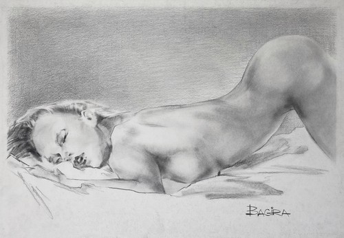 Disegno donna nuda - donna,