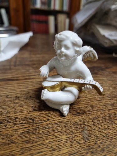 Statuina putto musicante - statuina,