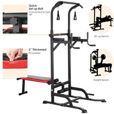 Power Tower Pull Up Bar Dip