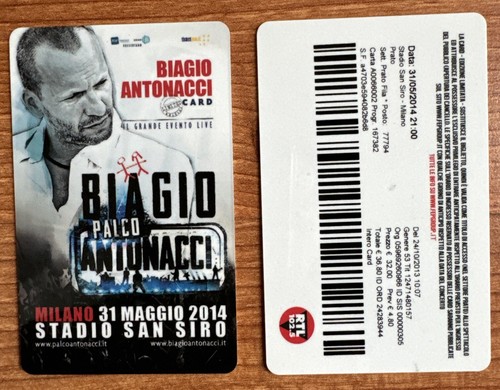 Biglietto card concerto biagio - card,
