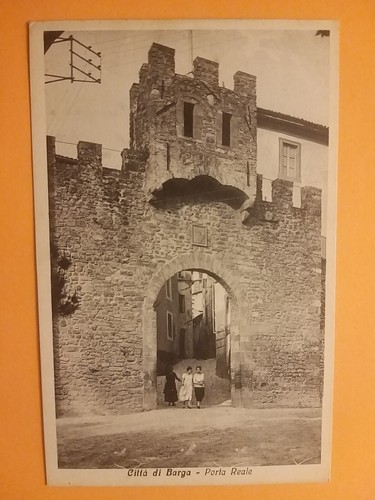 Città barga porta - (lucca).,