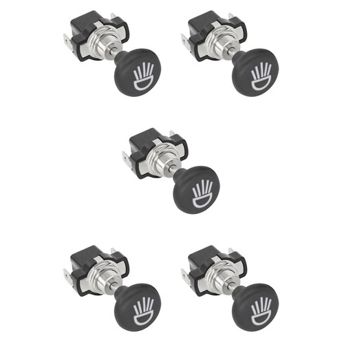 Pulsante interruttore push - 5x,
