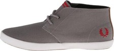 Fred Perry Byron Mid Heavy Canvas Grey B4205-119