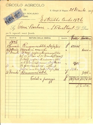 1927 san giorgio - san, nogaro
