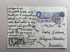 C) Cartolina militare franchigia CIL Luogotenenza posta militare 181 30.4.45 