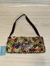 Pochette Santi con perline e paillettes impreziosite floreale primavera boho mini spalla BN