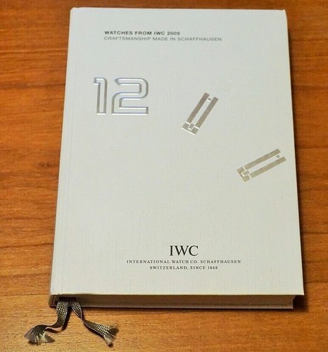2005 iwc watch hardback - watch,