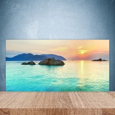 Paraschizzi Retrofornelli Cucina 100x50 Paesaggio marino Decorazione