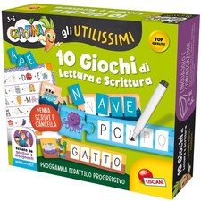 Carotina Gli Utilissimi 10 Giochi di Lettura e Scrittura - Giocolandia
