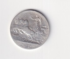 1 LIRA 1908 PERIZIATA