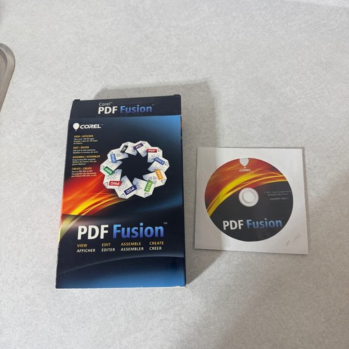 Corel pdf fusion - corel, disc