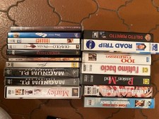 7 film vhs e 10 dvd titoli vari