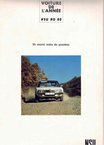 Catalogue brochure nsu 80 - brochure, ro
