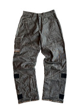 Pantaloni cargo y2k grigi - pantaloni,