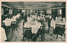 1932 VENEZIA Navigazione Motonavi Lazzaro Mocenigo Marcello sala Cartolina