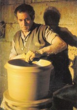 Carte postale postcard 12x17cm ANDUZE GARD POTIER potter poterie