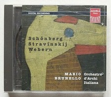 Schonberg Stravinskij Webern CD Agorà Mario Brunello 1998 