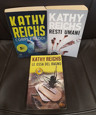 3 libri di KATY REICHS - RESTI UMANI, CORPI FREDDI, LE OSSA DEL RAGNO € 6,00