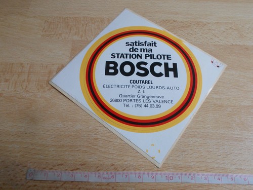 Adesivo stazione pilota bosch - stazione,