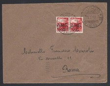 STORIA POSTALE AMG VG 1947