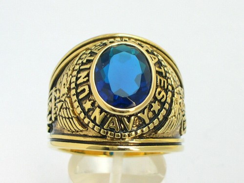 Anello uomo 12x10mm marina - anello,