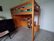 Letto a castello totalmente in legno massiccio