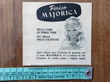 Pubblicità vintage del 1957 Perlas Majorica perle gioielli adv FAI UNA PROPOSTA