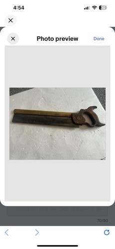 Seghetto tenone vintage - a,