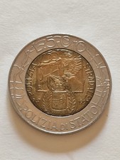 500 Lire 1997 Polizia Errore