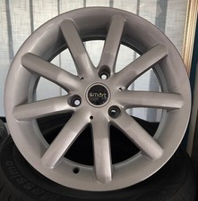 4 Cerchi in lega Smart 451 da 15 seminuovi originali 3 Fori (doppio canale)