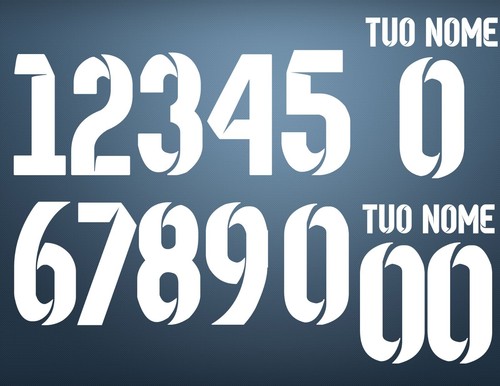 Numeri per maglia - per, calcio