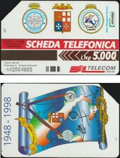 SCHEDA TELEFONICA 5000 LIRE 1948/1998 STATO MAGGIORE MARINA SCADENZA 31.12.2000