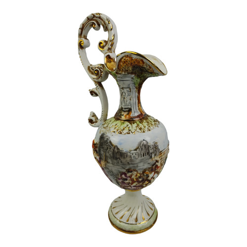 Capodimonte antica anfora vaso - capodimonte,
