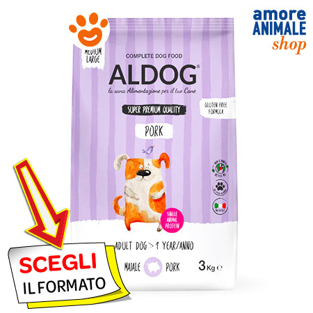 Aldog dog monoproteico maiale - aldog,