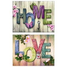  2 Sets Decorazioni Pareti