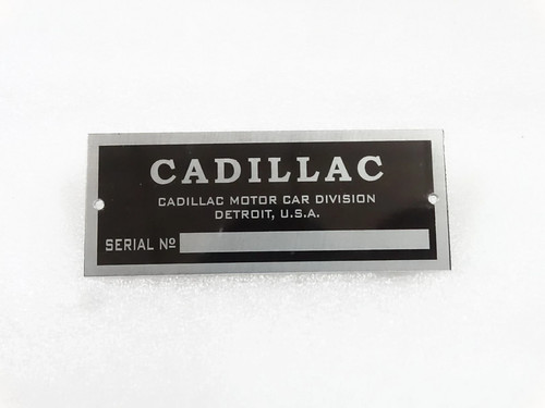 Targa dati per - auto, cadillac