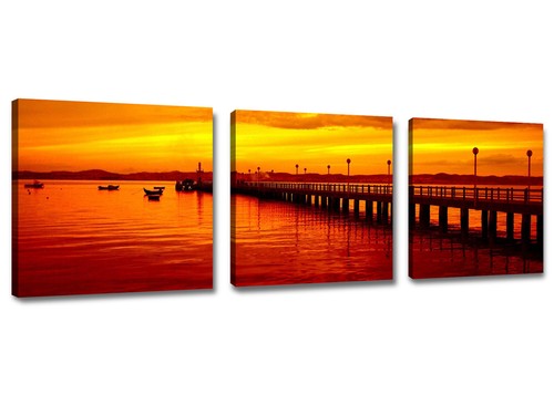 Quadro tela 150x50 3pz - su,