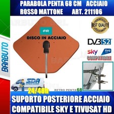 PARABOLA 68 CM IN ACCIAIO